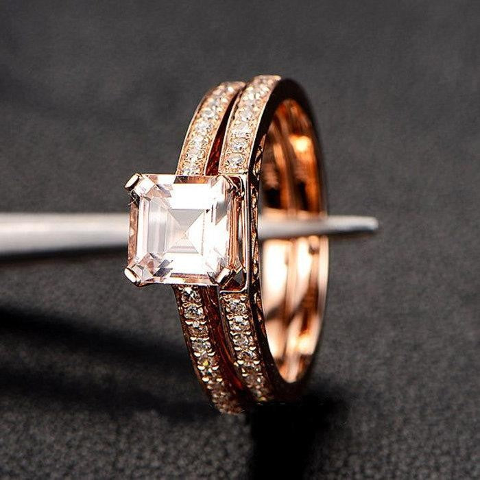 Simple Princess Cut Diamond Engagement Rings 2024 | johnnysbarandgrill.com